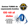 Zestaw TURBO do czyszczenia komina na wiertarkę